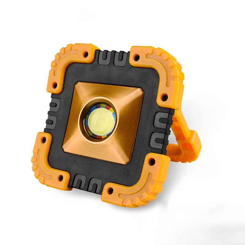 Gold 20 Вт светодиодный COB Солнечный рабочий свет водонепроницаемый USB Перезаряжаемый прожектор Открытый Кемпинг Аварийный Фонарь портативный - Испускаемый цвет: Gold