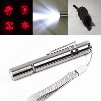 

Newly Funny Cat Stick With Rope USB Rechargeable LED Red Light Pointer Pen Children Play Pet Kitten Toy