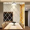 Diamonds 3D Mirror Stickers Acrylic Triangles Self-adhesive DIY Wall Mirror Stickers for Living Room Home Art Decor 17/32/58pcs ► Photo 3/6