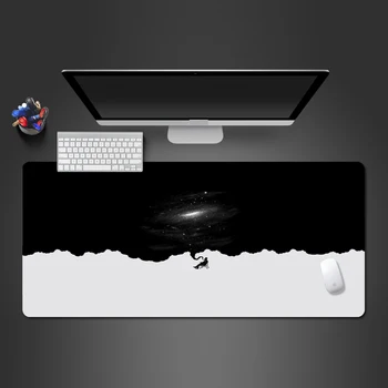 

Simple Imaginative Mouse Pad High Quality Black And White With Game Mouse Pad New Hanging Screen Desktop Game Mouse Mats