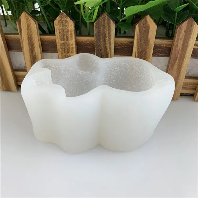 3D стерео Милая силиконовая форма Mengmeng для мороженого мусса торта