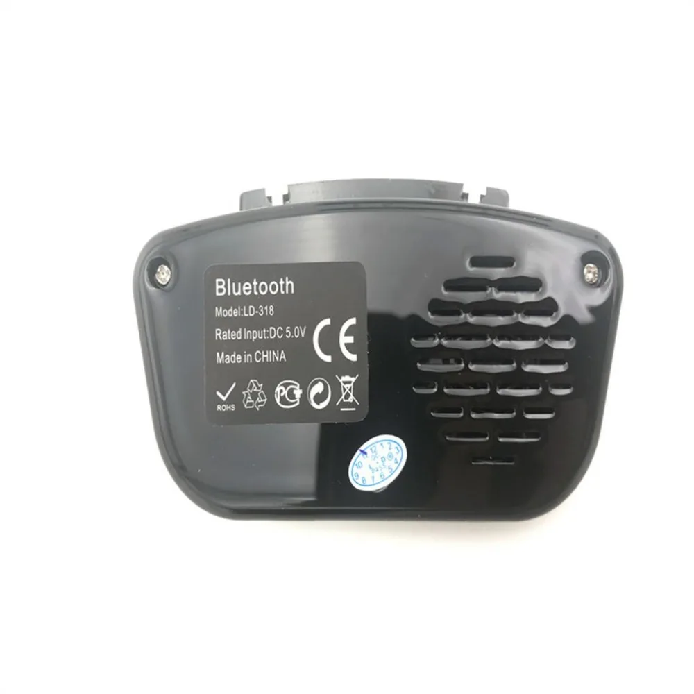 Автомобильный беспроводной Bluetooth V3.0 Громкая Связь Динамик синхронно поддерживает подключение двух телефонов установка на рулевое колесо