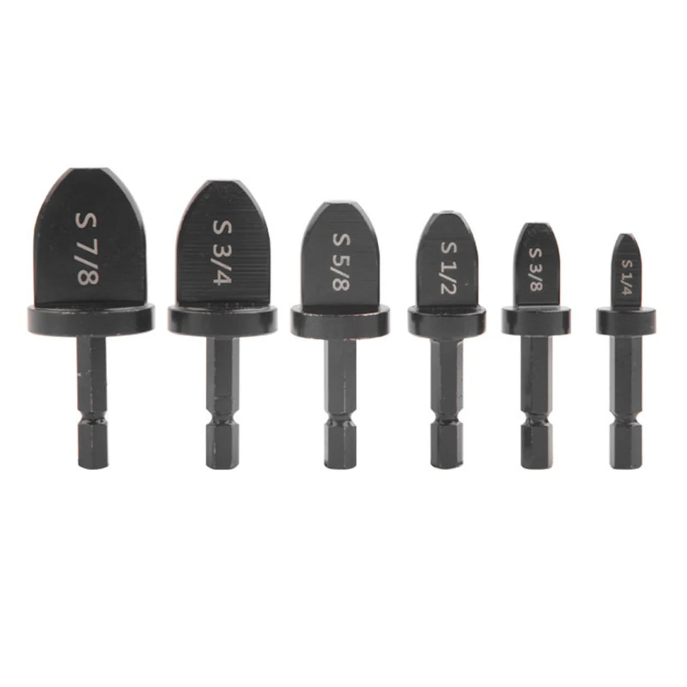 Drill Bit HVAC Repairing Set Swage Tool Underreamer Manual Copper Metal