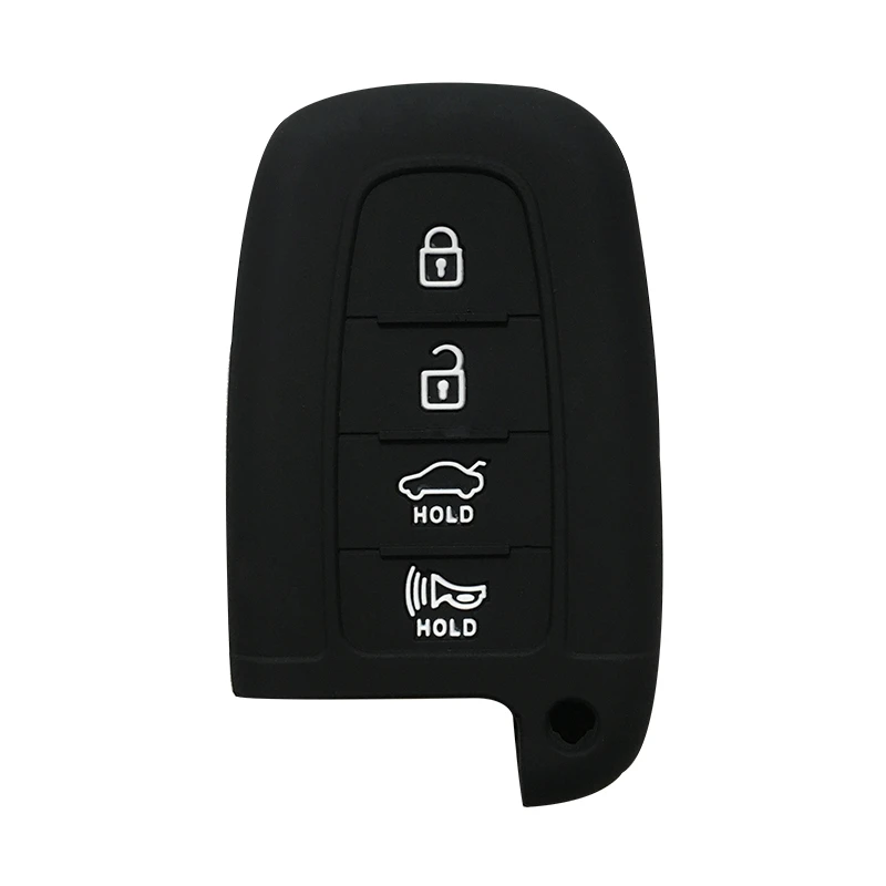 Чехол для ключа из силикагеля Hyundai Sonata Genesis Coupe Equus Elantra Veloster Solaris Ix35 Kia Soul Sportage чехол