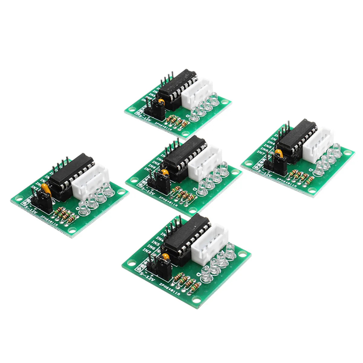 

5Pcs 5V Stepper Motor Set With ULN2003 Driver Board Dupont Cable Diameter 28mm For Arduino