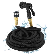 Шланг и 7 функций сопла 75FT легкий расширяемый садовый шланг волшебный гибкий шланг для воды