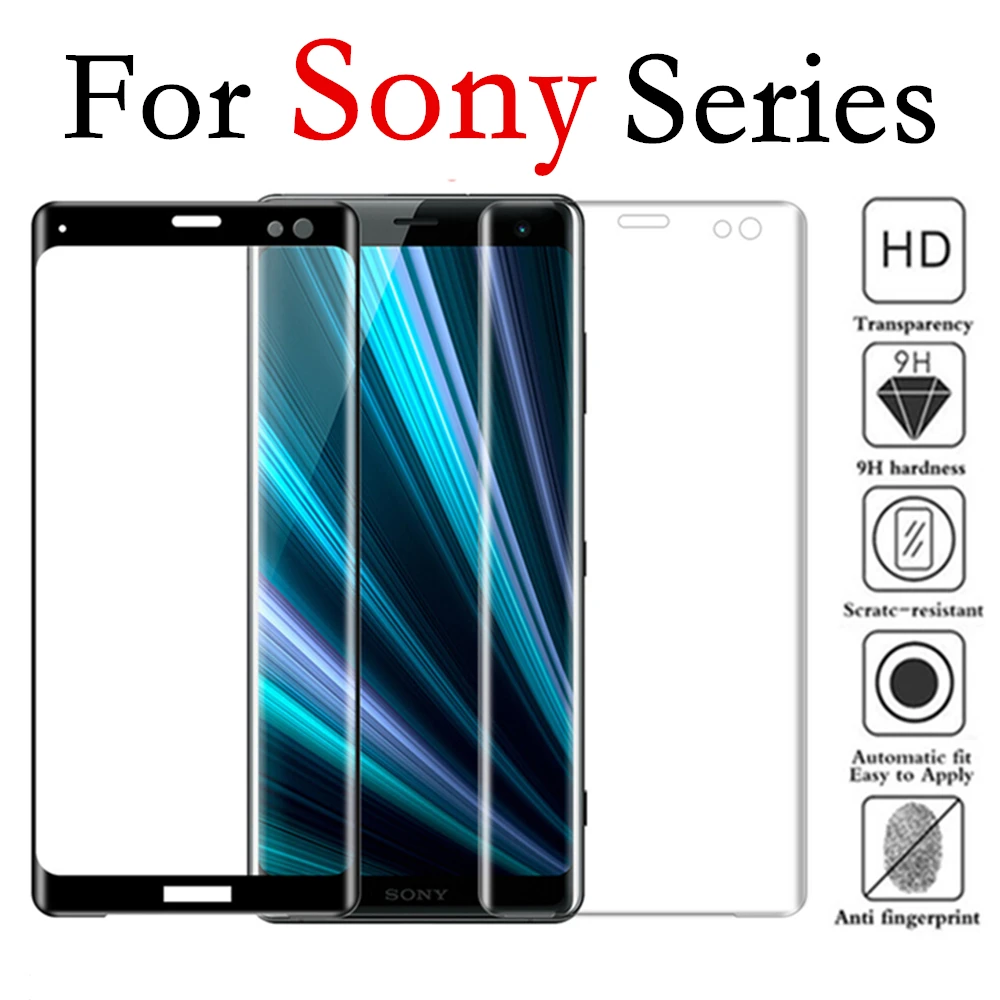 

3D On For Sony Xperia Xa2 Plus Xa1 Ultra Tempered Glass Xz3 Protective Glas Xz2 Premium Screen Protector Xa Xz 1 2 Sheet 9H Film