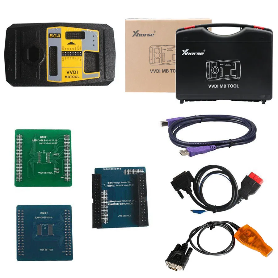 Xhorse VVDI прог Bosch адаптер/VVDI MB BGA/VVDI2 полное чтение BMW ECU N20 N55 B38 не открывается по DHL - Цвет: VVDI MB BGA TOOL