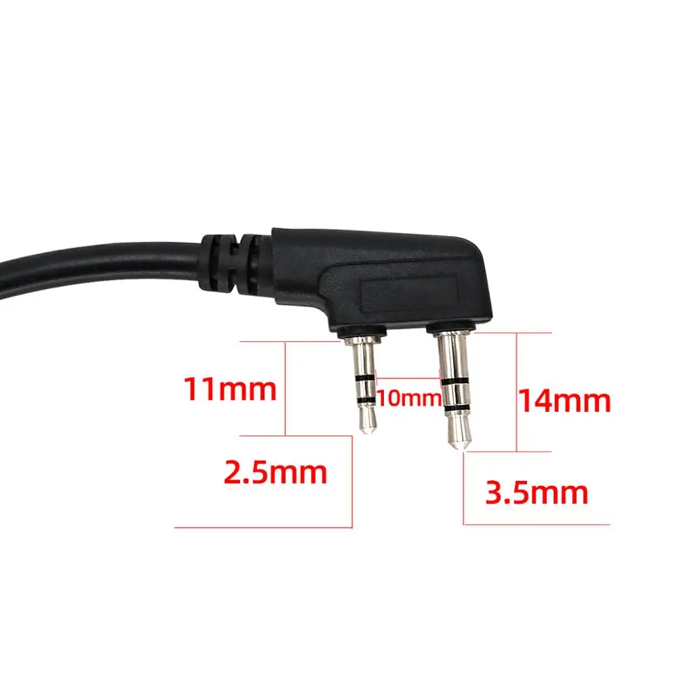 U-283/U 6 pin plug turn to kenwod socket adapter for AN/PRC 152 / PRC 148 Harris dummy radio case walkie-talkie DIY connector