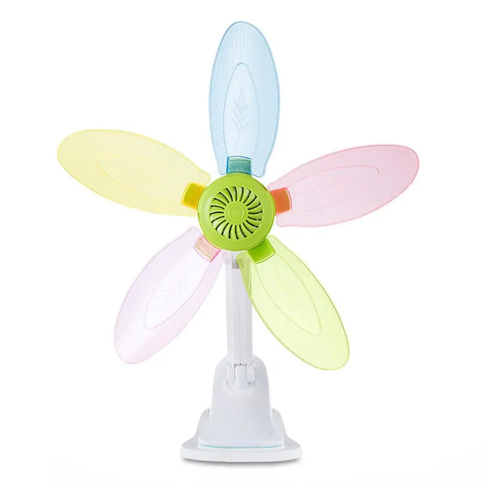 

5 Colors Blades Wall Table Clip Fan Electric Fan Breezer Cooler Stroller Fans Electric Fan Multifunction Wall hanging Table Fold