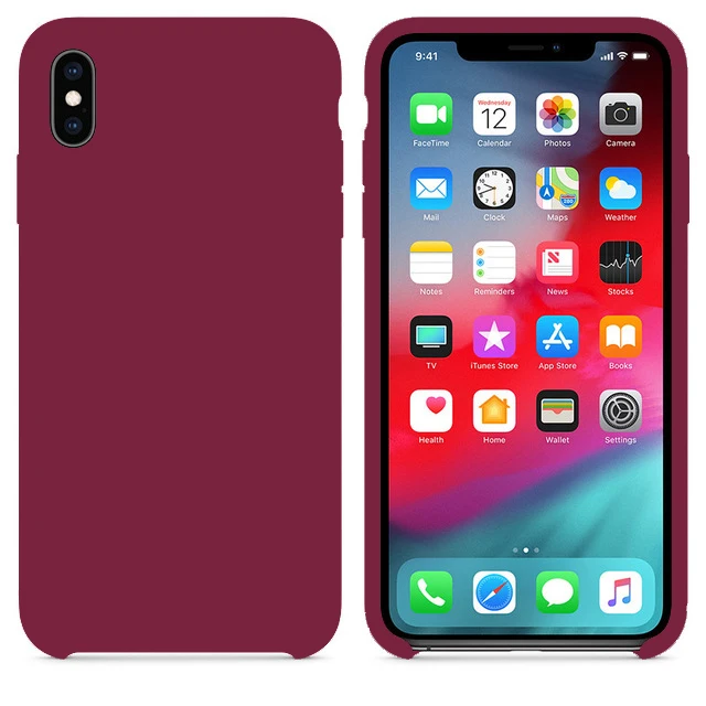 Violet Чехол для Iphone 7 с логотипом жидкий силиконовый чехол s для Apple X Xs XR 11 Pro Max 6 S 8 7 Plus 6 S 11pro задняя крышка оболочка - Цвет: Violet