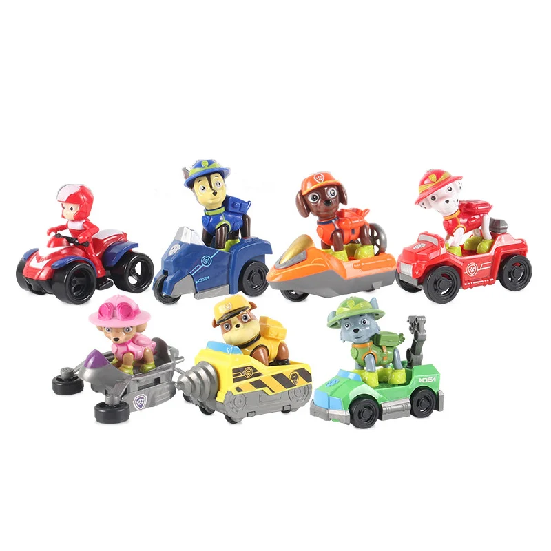 Najtaniej Paw Patrol zestaw zabawek mobilny Rescue duży autobus samochód pcv model postaci Patrulla Canina zabawka dla dzieci urodziny prezenty 2A17