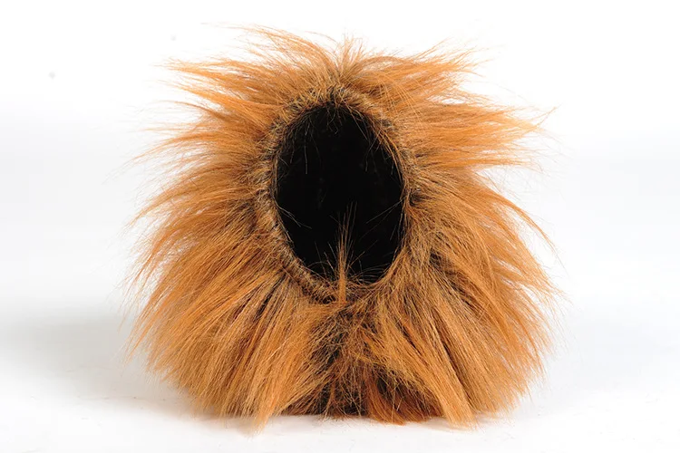 Lion Small Ears Wig Dog Hat Pet Wig Turning Hat Funny Hat Cat Dog Head Band