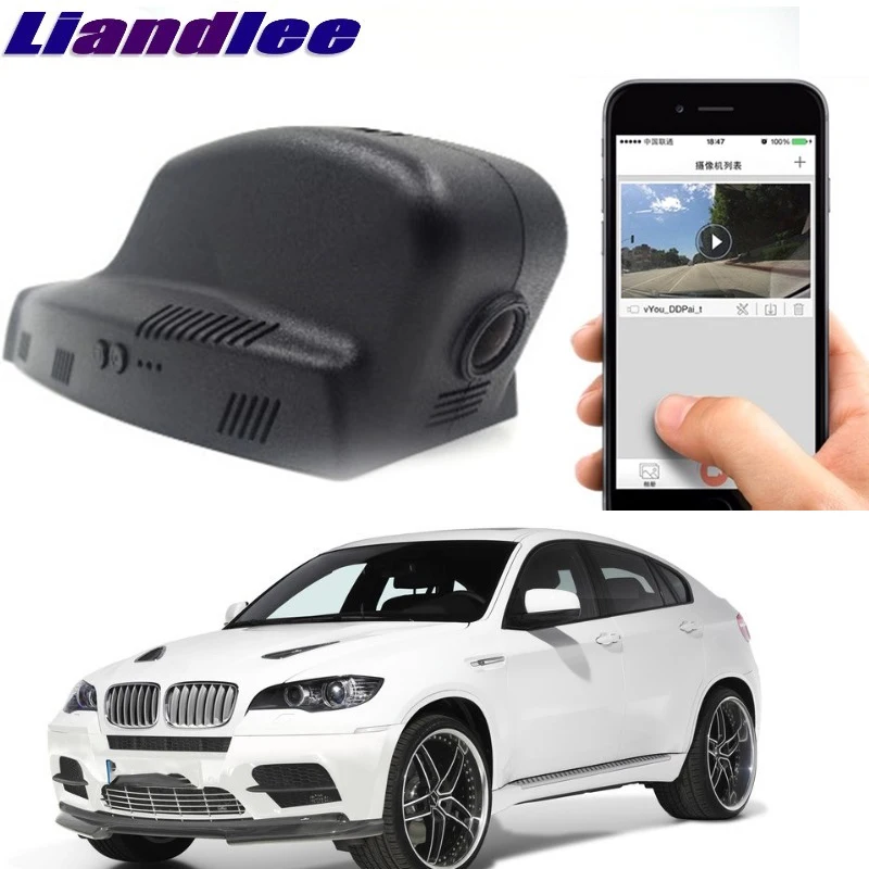 Liandlee Car Road Record WiFi DVR Dash Camera Driving Video Recorder For BMW X6 E71 2008~2012