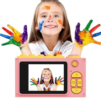 

Mini Digital Camera 2 Inch Cartoon Cute Camera Toys Children Birthday Gift 1080P Toddler Toys Camera 8.0MP