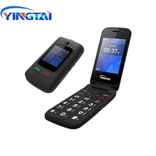 YINGTAI T22 GSM MTK Большой кнопочный мобильный телефон с двумя sim-картами для пожилых 2,4 дюймов раскладушка