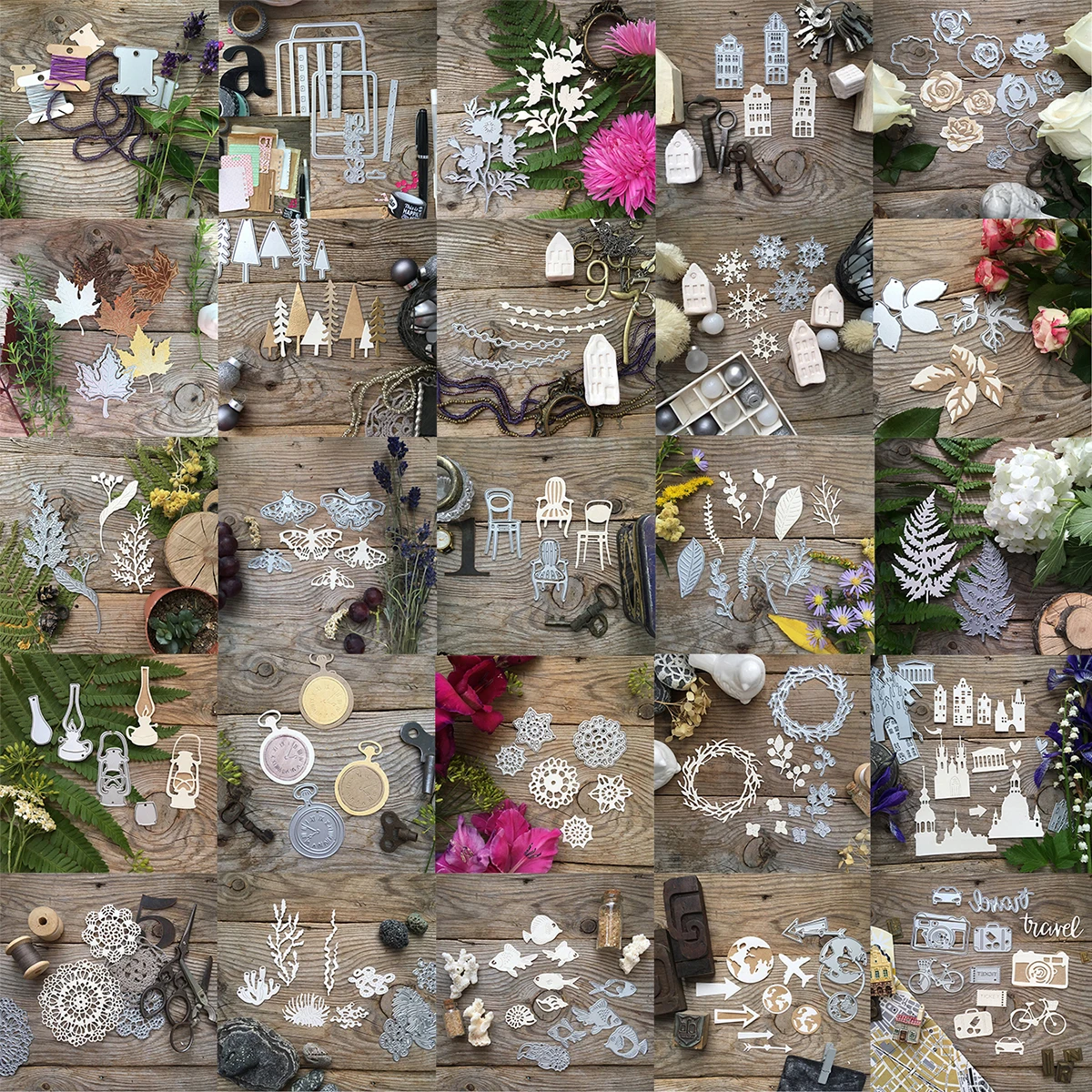 Piggy Craft Metal Cutting Dies Cut Die Mold Varie Decorazioni Scrapbook Paper Craft Knife Mold Blade Punch Stencil Dies