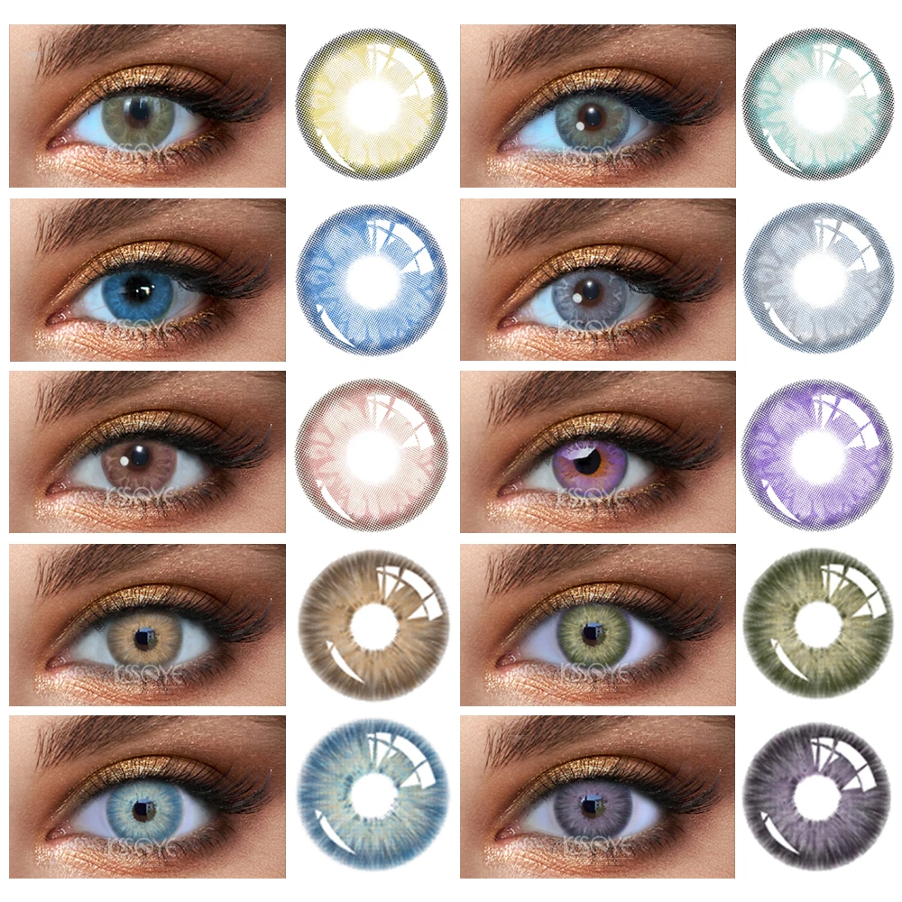 KSSEYE JEWEL 아름다운 바이올렛 컬러 콘택트 렌즈 소프트 콘택트 렌즈 Beautiful Pupilnull