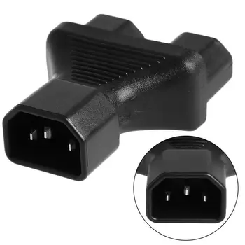 

IEC320 C14 Male to 2x C13 Female Splitter Plug Power Adapter Socket Converter x1