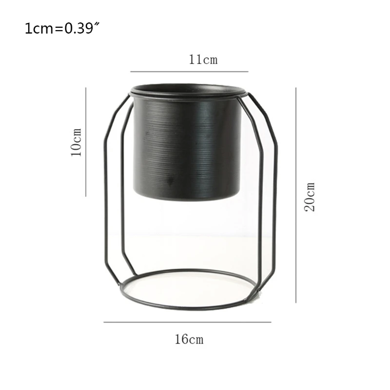 LXAF Metal Potted Plant Stand with Iron Flower Pot Rack Holder Indoor Outdoor Succulent Container Garden Home Decor | Дом и сад