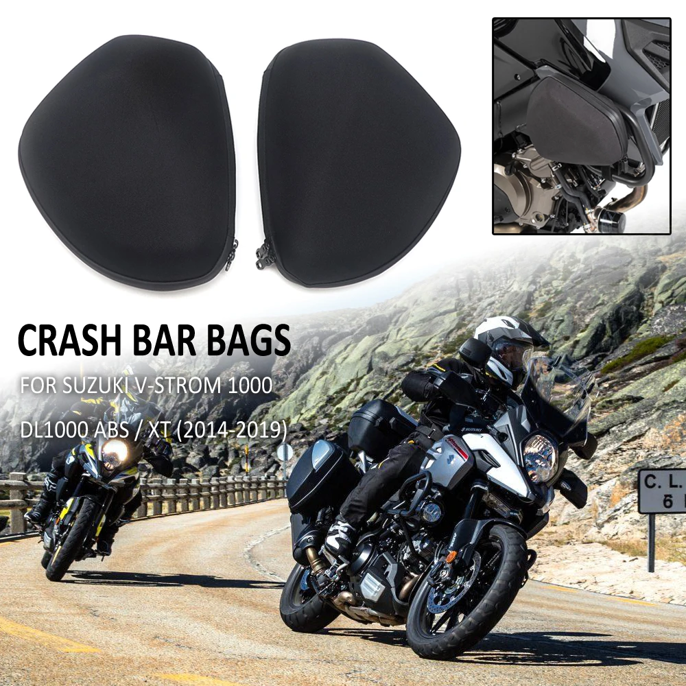 

Vstrom 1000 Motorcycle Crash Bar Bags Toolkit Storage Package Frame Storage Bag FOR SUZUKI V-STROM 1000 DL1000 ABS XT 2014-2019