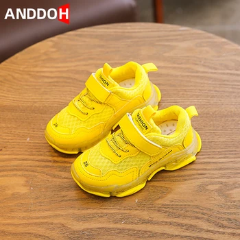 

Size 21-30 Children Breathable Casual Shoes Baby Anti-slippery Sneakers Girls Wear-resistant Sneakers Boys Lightweight Shoes
