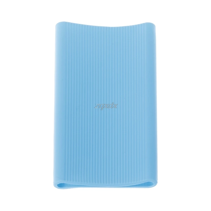 Синий Силиконовый защитный чехол для mi2 10000mAh power Bank Jy23 19 Прямая поставка - Цвет: Синий