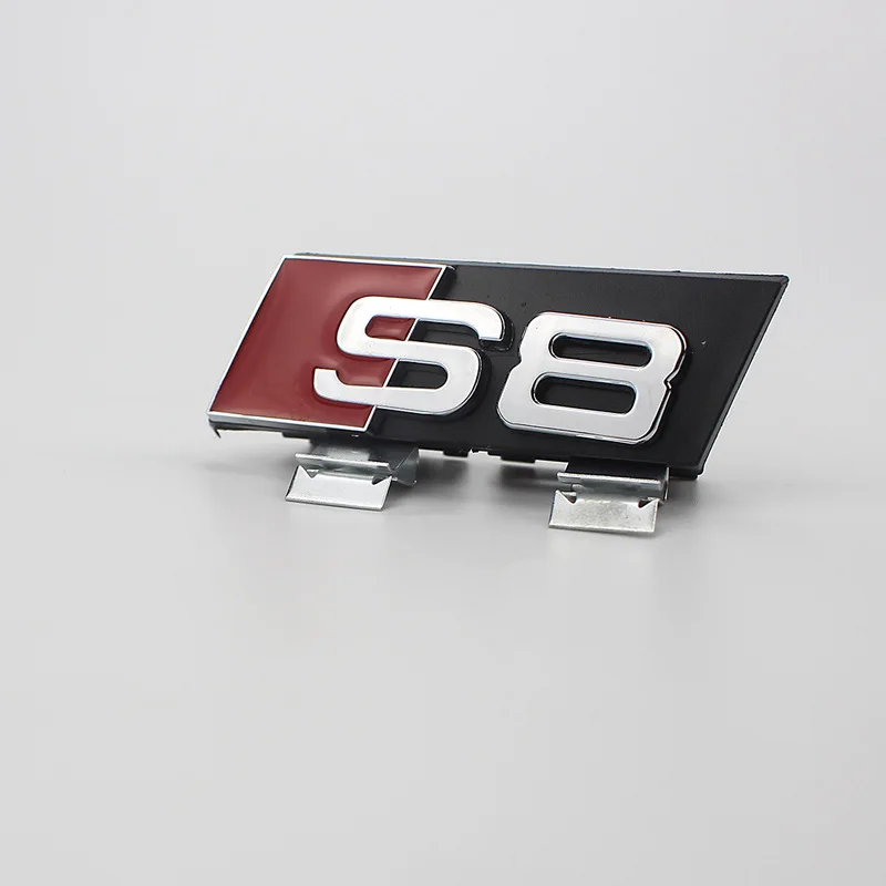 Suitable for Audi A4L Modified A6L A3A5A8S4S5S6 Car Auto Logos Modified Grille Car Labeling