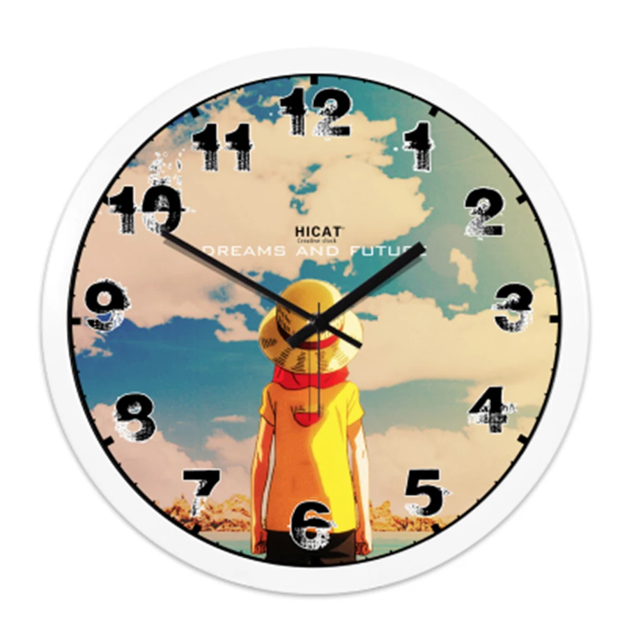 Personalized Creative Hanging Clock Wall Decor Luffy Modern Design Wall Clock Quartz Mechanis Mduvar Mirror Clock Wkp404 Wall Clocks Aliexpress