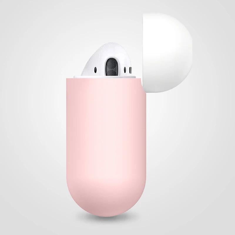 Мягкий силиконовый чехол для AirPods, уплотненные наушники для apple Airpods, цветной противоударный чехол с защитой от падения для AirPod, защитный чехол