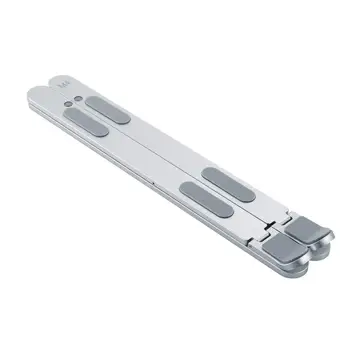 

Laptop Stand, Portable Computer Laptop Mount, Aluminum Laptop Riser with 9 Levels Height Adjustment, Fully Collapsible