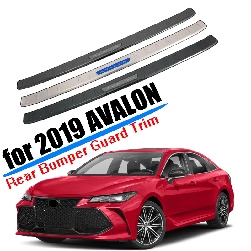 Для Toyota Avalon внешний задний багажник защитная пластина крышка литьевая отделка сталь углеродное волокно Авто Стайлинг Аксессуары