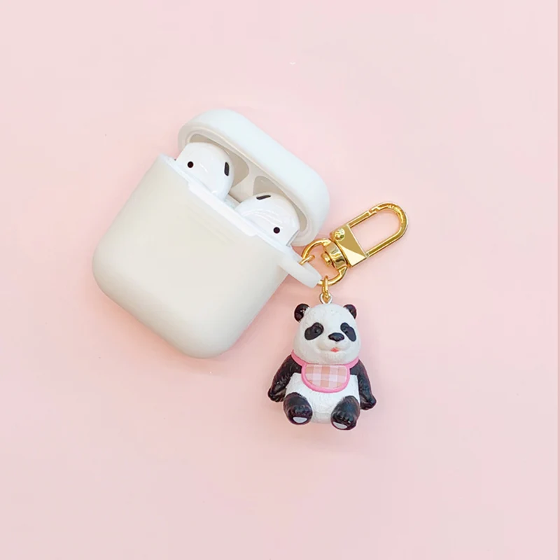 Горячая Распродажа! Мультяшный чехол для брелока в виде панды Airpods Bluetooth