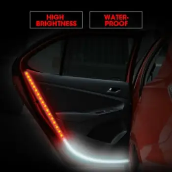 

Red+White Anti-collision LED Light Strip DC12V 2pcs/Set Accessoires 120CM