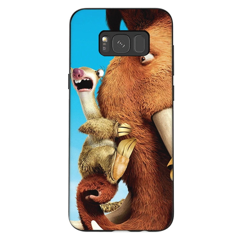 B2 Чехол для телефона для samsung M10 M20 M30 M40 S6 S7 край S9 S8 S10 S10E Plus, Note 8, 9, 10, горячая изображением персонажей из мультфильма «Ледниковый период», кризис милый - Цвет: B2