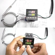 Contrôleur de température numérique PID REX-C100(M) 0 à 400 C K, sortie de relais de Type