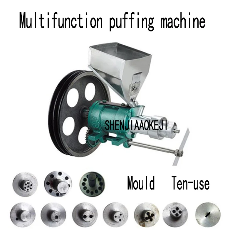 

Puffed Corn rice Snacks Food Extruder machines/Multifunctional corn puff snack extruder machine 380V 1pc