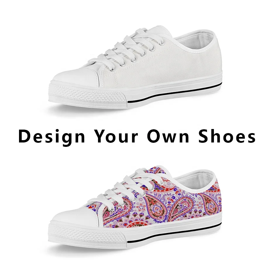 Elviswords Custom Image/logo Low Style Sublimation Canvas Vulcanizer