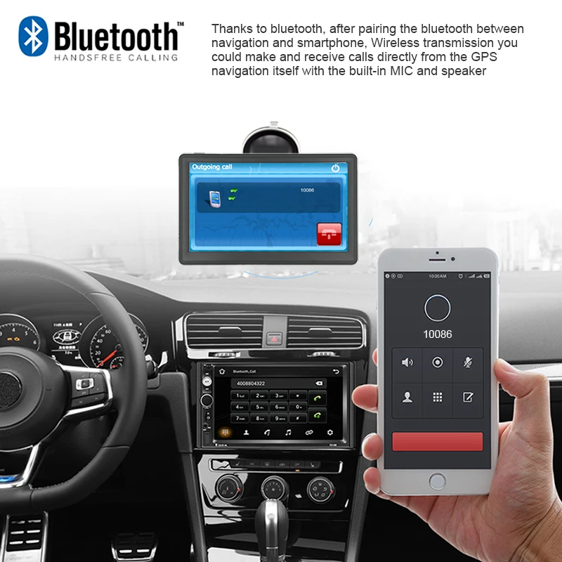 ОЗУ для грузовика 7 дюймов 256 м 8 ГБ 800*480 CE6.0 MTK автомобильное GPS навигационное