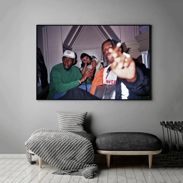 Tyler Creator Posters Prints  Funny Tyler Creator Pictures - Painting  Living Room - Aliexpress