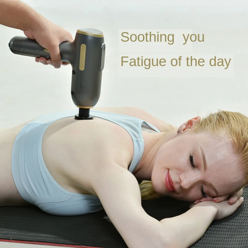 

Fascia Gun Massage Gun Muscle Relaxation Massager Vibration Massage Body Shaping Deep Tissue Massager 6 Massage Head Therapy Gun