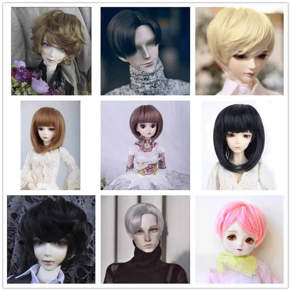 Bybrana 1/3 1/4 Bjd кукла волос для куклы высокого Температура волокна синтетический