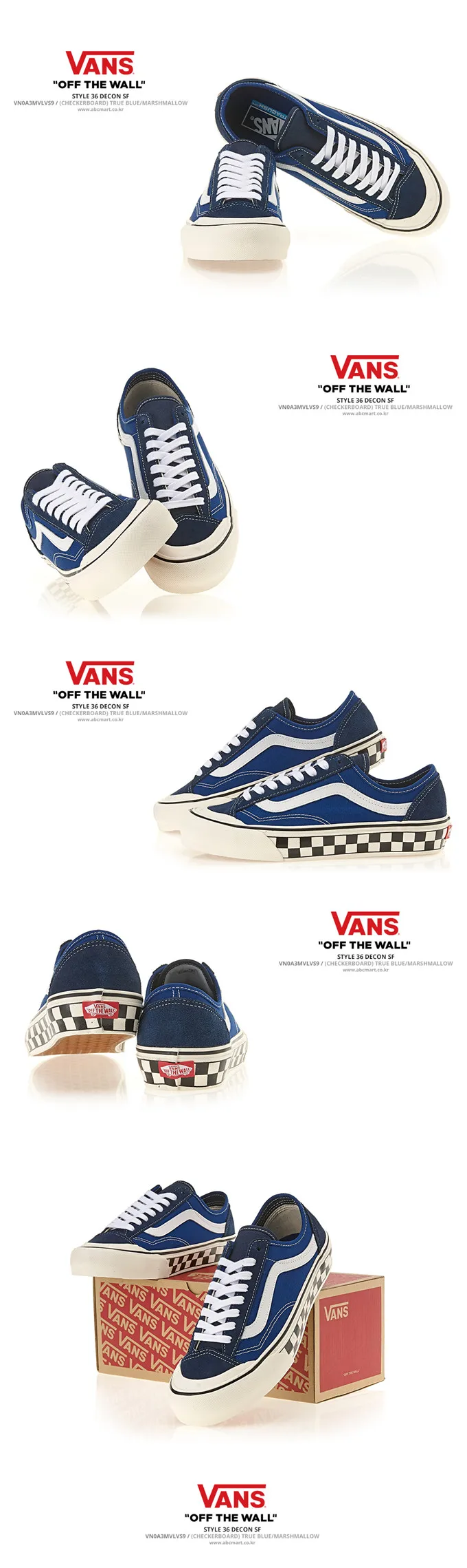 VANS style 36 DECON SF Мужская и женская обувь оригинальная аутентичная темно-синяя уличная стильная сетчатый светильник Новинка VN0A3MVLVS9