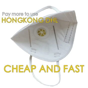 

REAL 50pcs VALVE Face Masks Dust Respirator Mouth Masks Adaptable Pollution Breathable Mask Filter Fast shipping