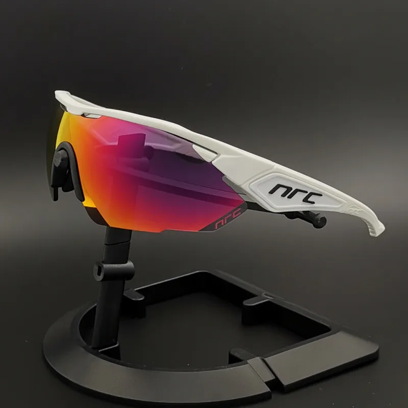 NRC Cycling Glasses Men TR90 100 MTB Road Bike Sport Sunglasses Cycling Eyewear Peter Red Goggles Gafas de Ciclismo Lentes Speed
