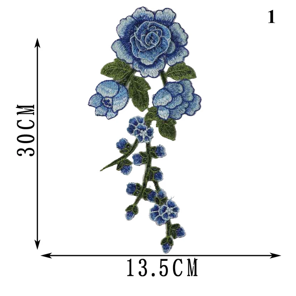 1 шт., полосы для одежды, цветы, железные вставки, аппликация для одежды, моющиеся, термо-Стикеры для одежды