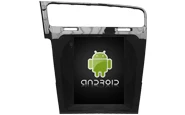 Автомобильный мультимедийный плеер 4 Гб ОЗУ 64 ПЗУ Android вертикальный экран для VW golf
