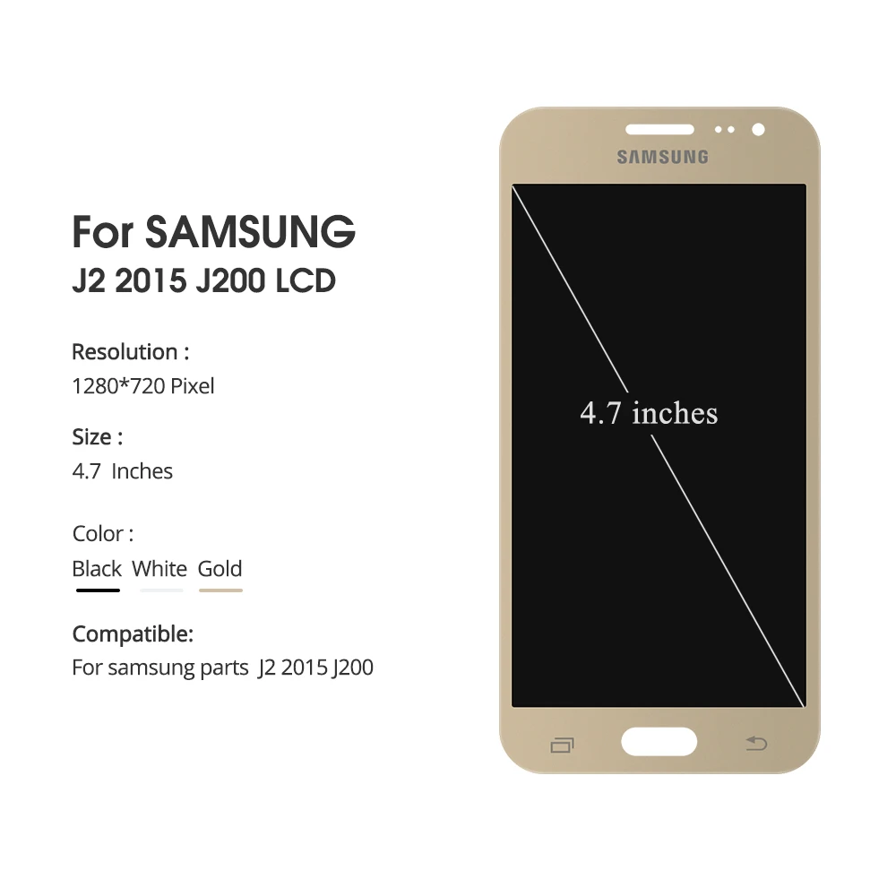 J0 Lcd For Samsung Galaxy J2 15 J0f J0m J0h J0y Lcd Display Digitizer Touch Screen Assembly Can Adjust J2 J0 Lcd Aliexpress Cellphones Telecommunications