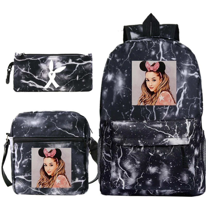 Модная сумка Mochila Ariana Grande, рюкзак с принтом, школьная сумка для мальчиков и девочек, дорожная сумка, рюкзак для ноутбука-подростка, пеналы для ручек - Цвет: bagpack 14