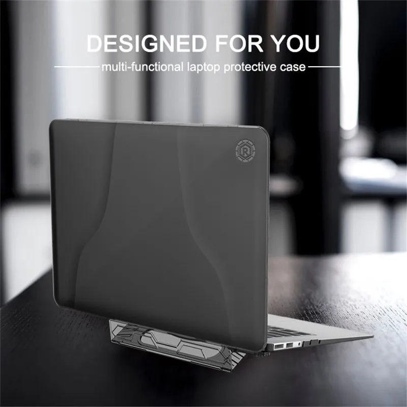 Матовый Жесткий чехол для MacBook Air 13 2019 A1932 Touch ID Pro 15 2018 A2159 A1706 A1707 A1990 с ручкой и